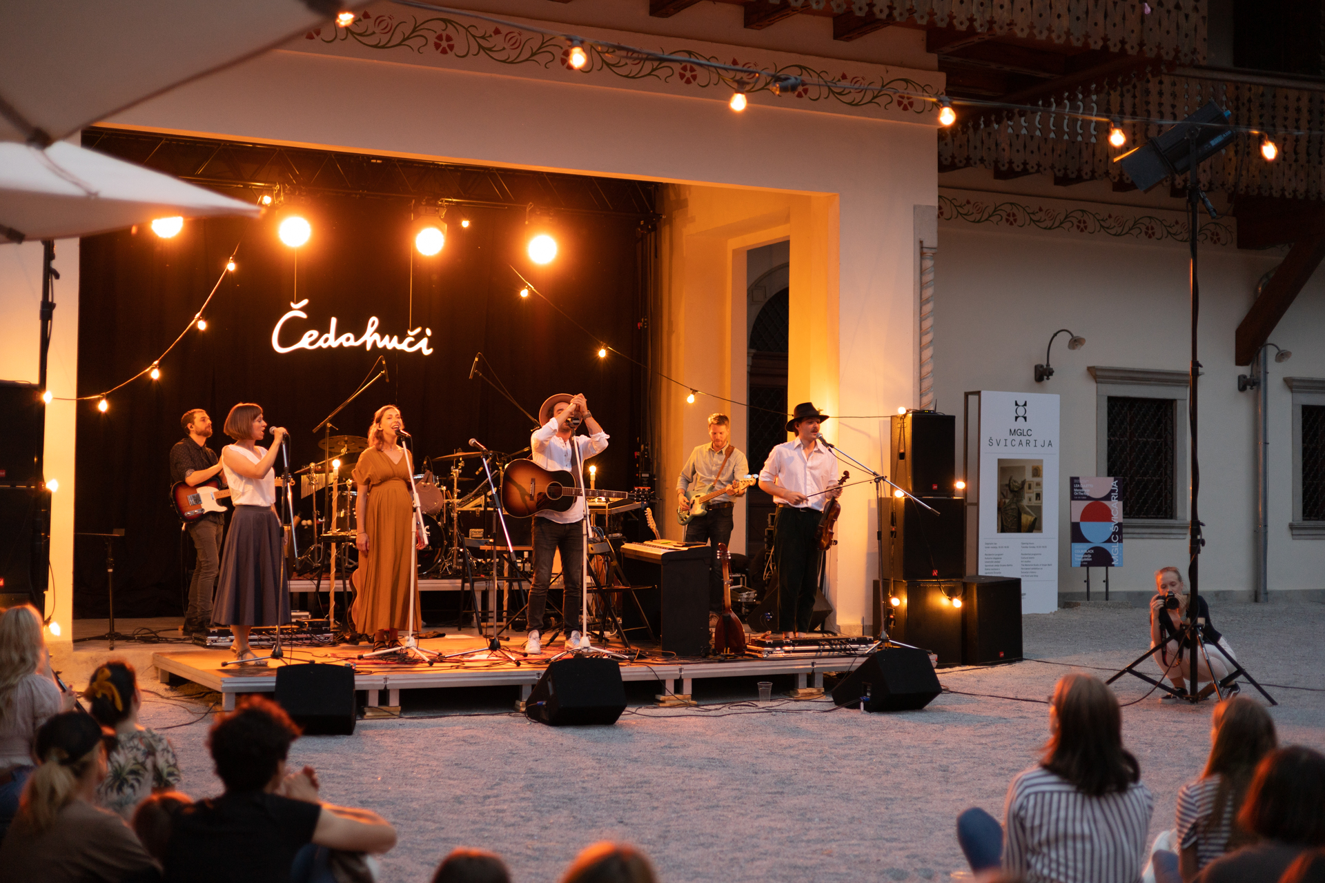 Koncert Čedahuči v Švicariji